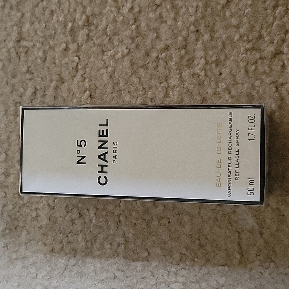 Brand New Vintage CHANEL No 5 EAU DE TOILETTE Refillable Spray 50ml
